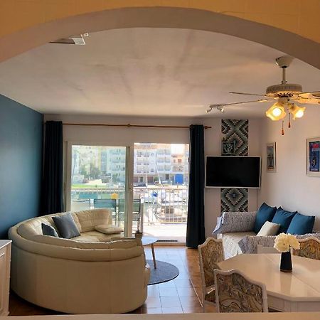 Appartement 80 M2,Port Rhodes D-2 Chambres, Terrasse Panoramique, Vue Sur Le Canal Principal D'Empuriabrava Zewnętrze zdjęcie