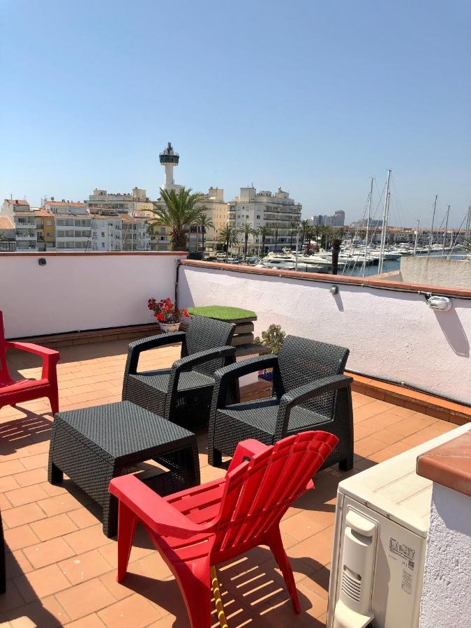 Appartement 80 M2,Port Rhodes D-2 Chambres, Terrasse Panoramique, Vue Sur Le Canal Principal D'Empuriabrava Zewnętrze zdjęcie